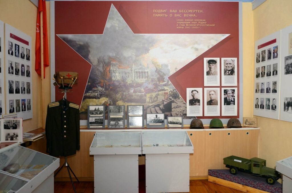 Оформление музея боевой славы
